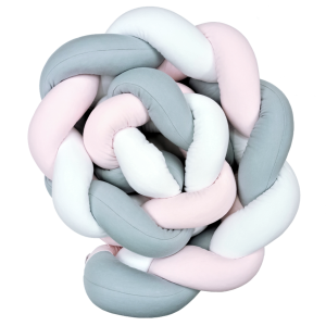 ΠΑΝΤΑ ΠΛΕΞΟΥΔΑ ΡΟΖ-ΓΚΡΙ-ΛΕΥΚΟ Extra Large